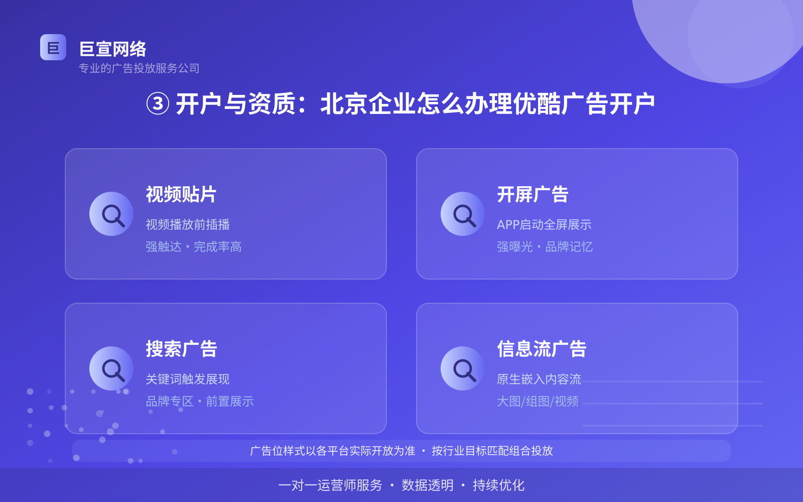③ 开户与资质:北京企业怎么办理优酷广告开户(服务内容介绍) ③ 开户与资质:北京企业怎么办理优酷广告开户(服务内容介绍)
