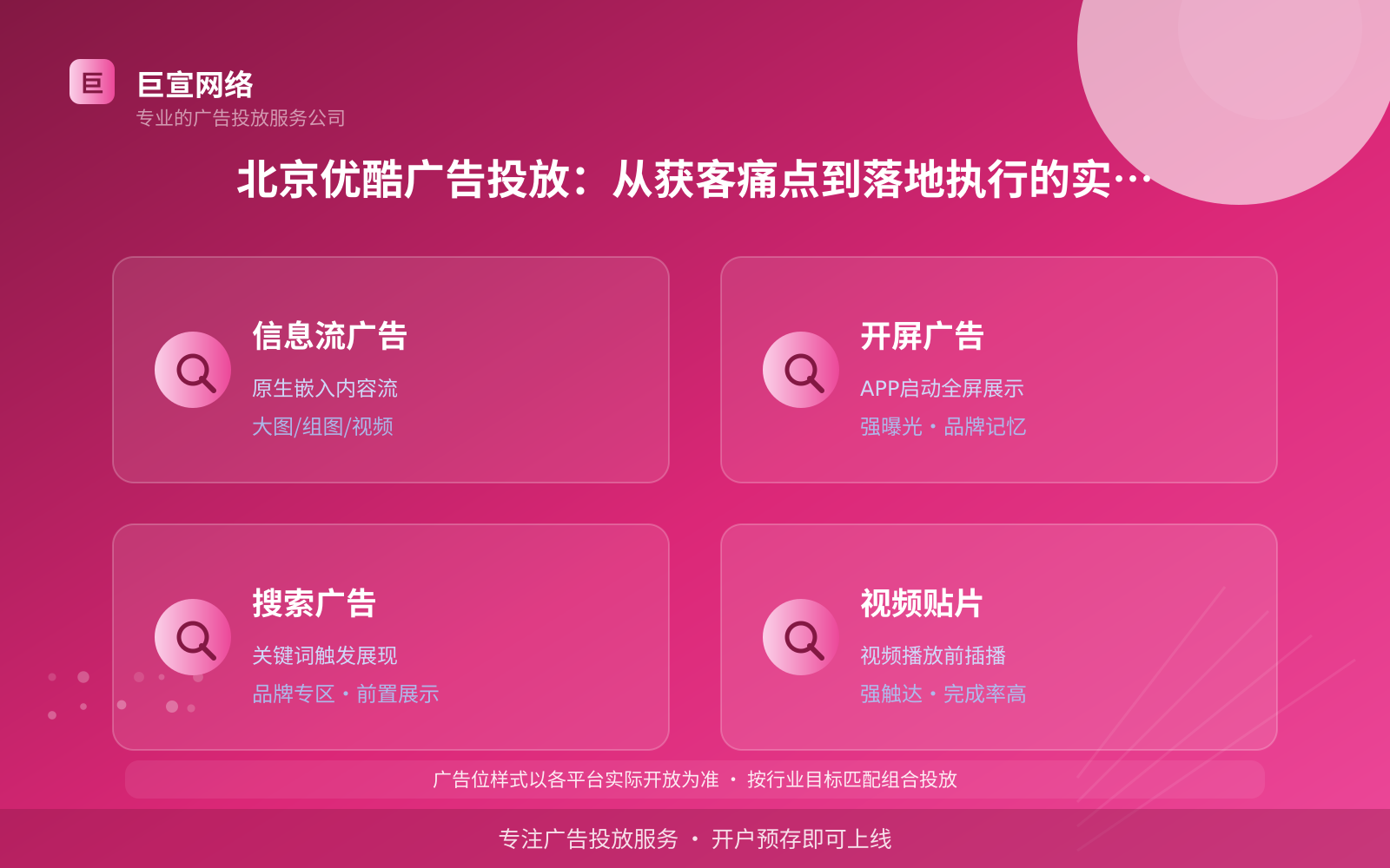 北京优酷广告投放:从获客痛点到落地执行的实操梳理(投放总览) 北京优酷广告投放:从获客痛点到落地执行的实操梳理(投放总览)