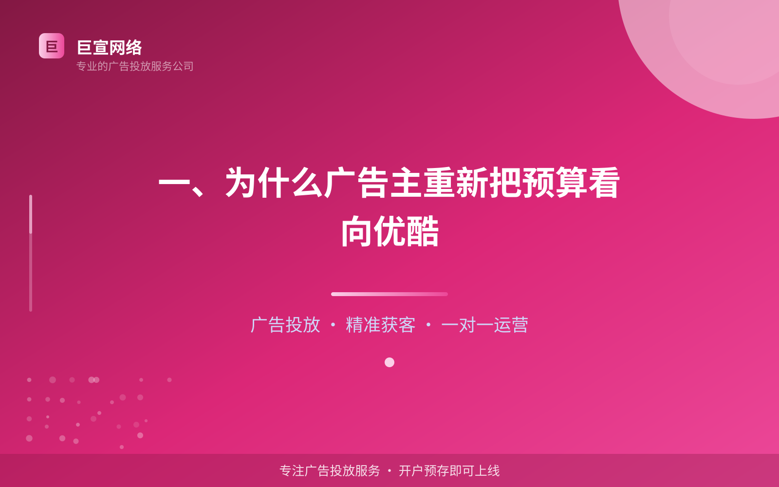 优酷广告投放：优酷如何开通推广账户？